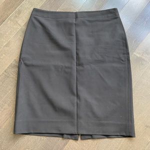 Banana Republic Black Wool Blend Suit Pencil Skirt Size 8